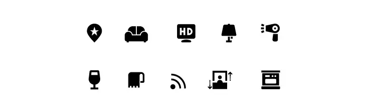 Ausstattung Icons